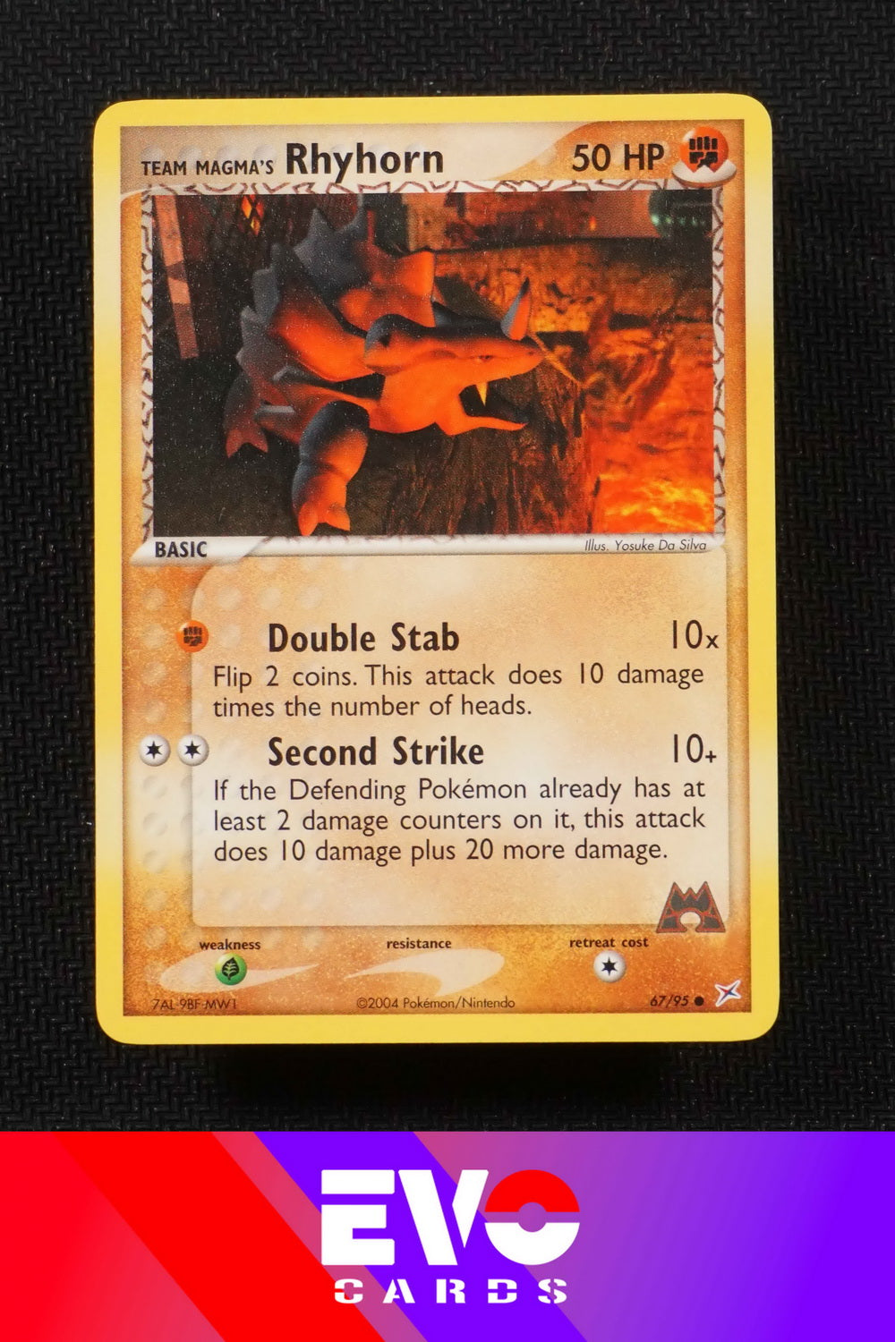 Rhyhorn 67/95 - ex Team Magma vs Team Aqua - Near Mint