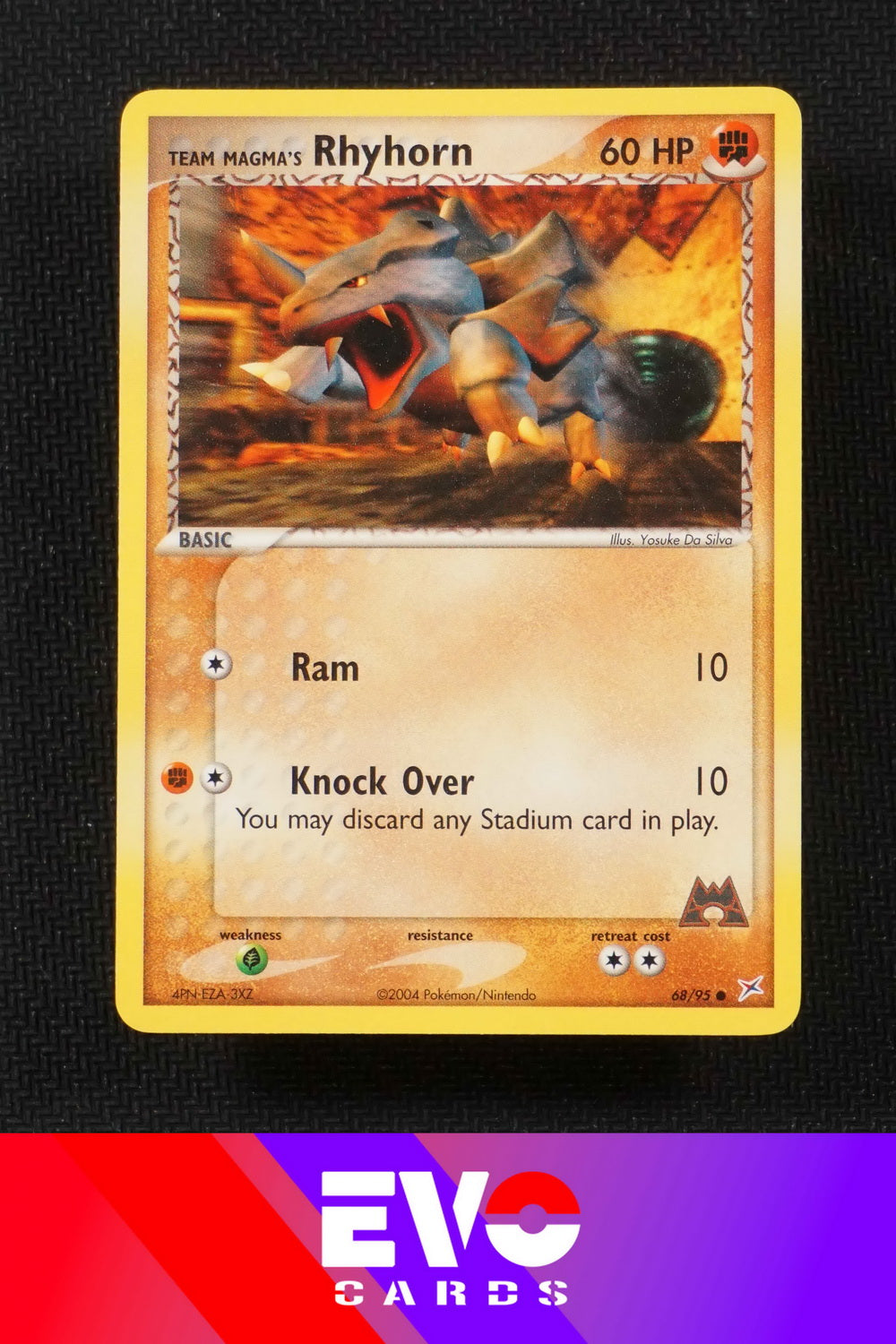 Rhyhorn 68/95 - ex Team Magma vs Team Aqua - Near Mint