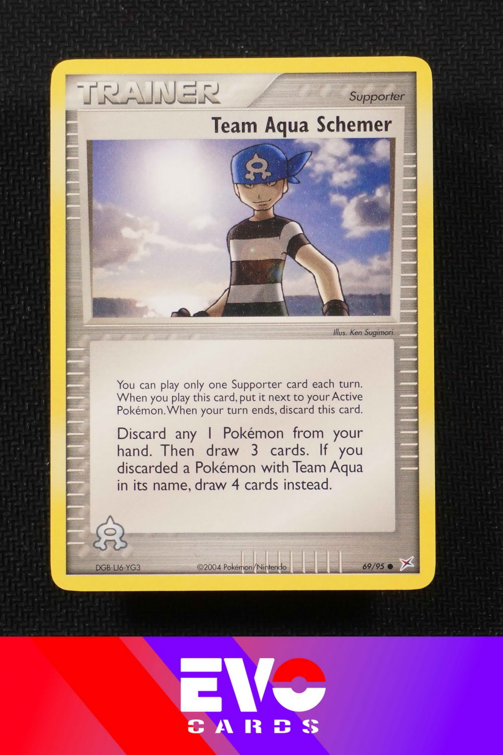 Team Aqua Schemer 69/95 - ex Team Magma vs Team Aqua - Near Mint