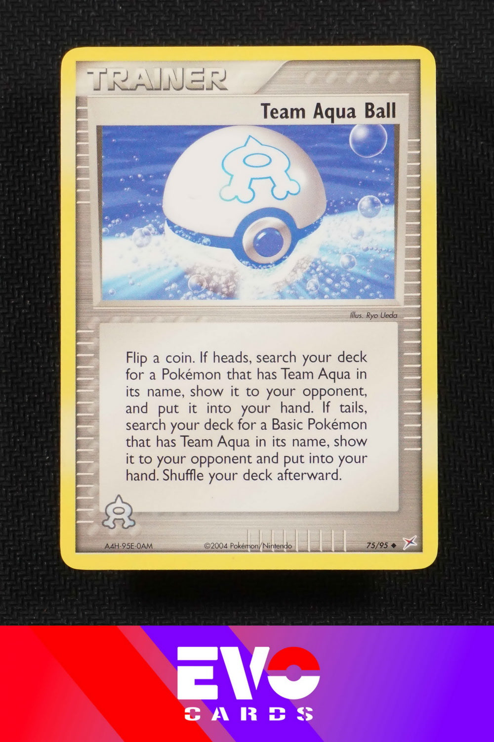 Team Aqua Ball 75/95 - ex Team Magma vs Team Aqua - Near Mint