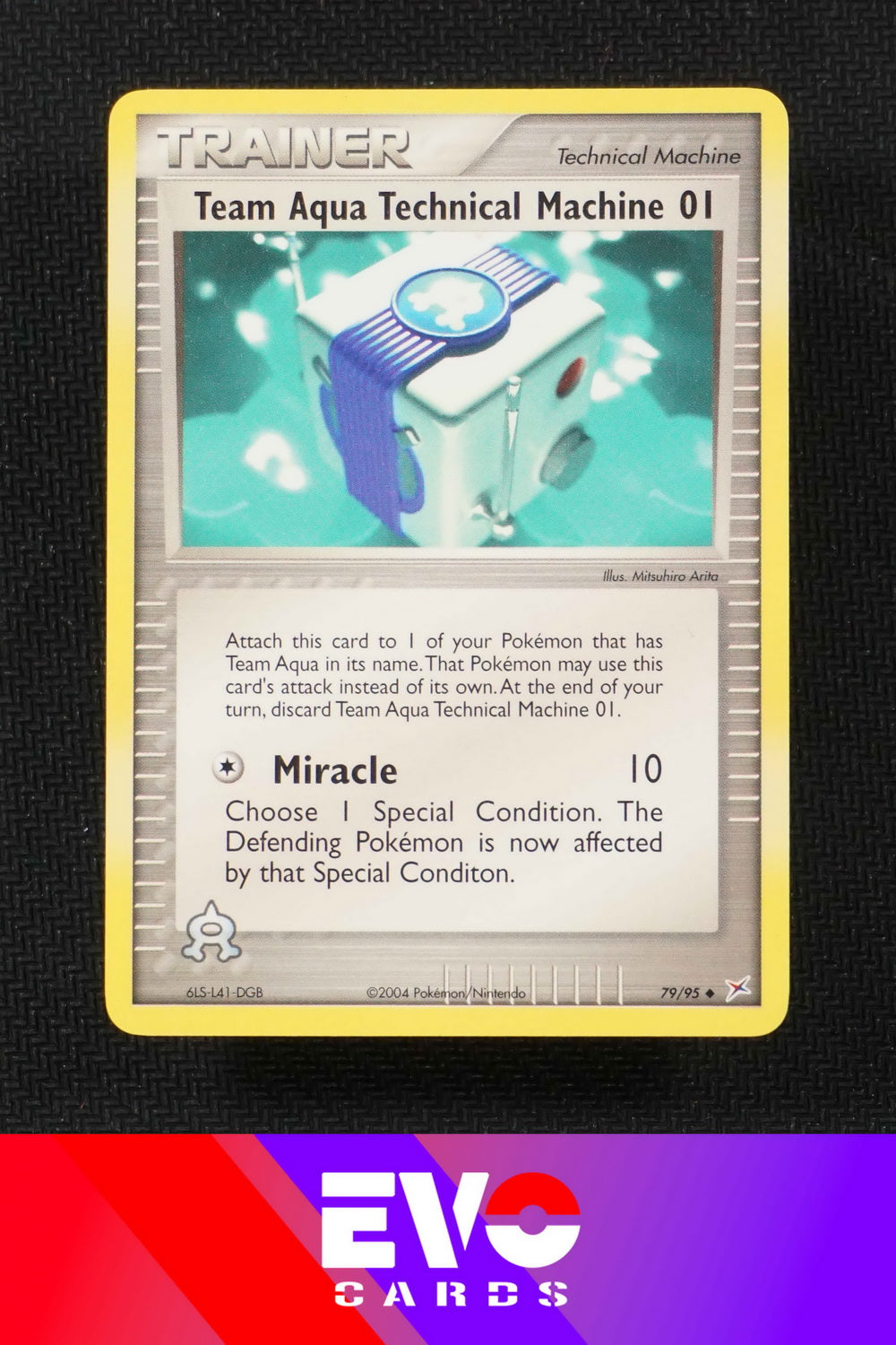 Team Aqua Technical Machine 01 79/95 - ex Team Magma vs Team Aqua - Near Mint