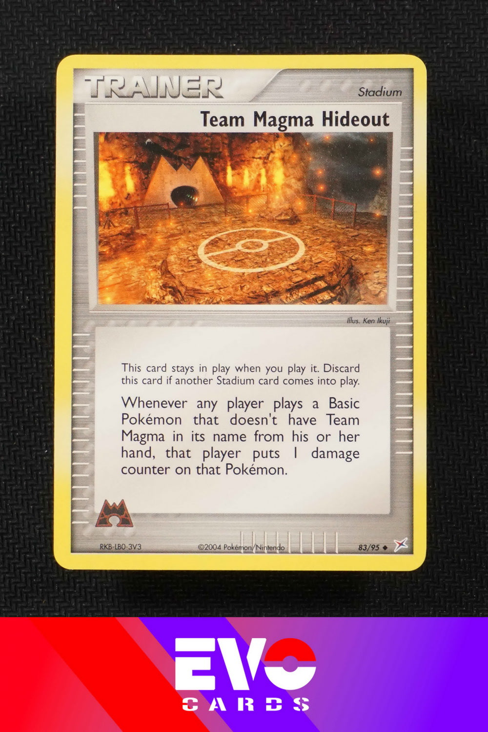 Team Magma Hideout 83/95 - ex Team Magma vs Team Aqua - Near Mint