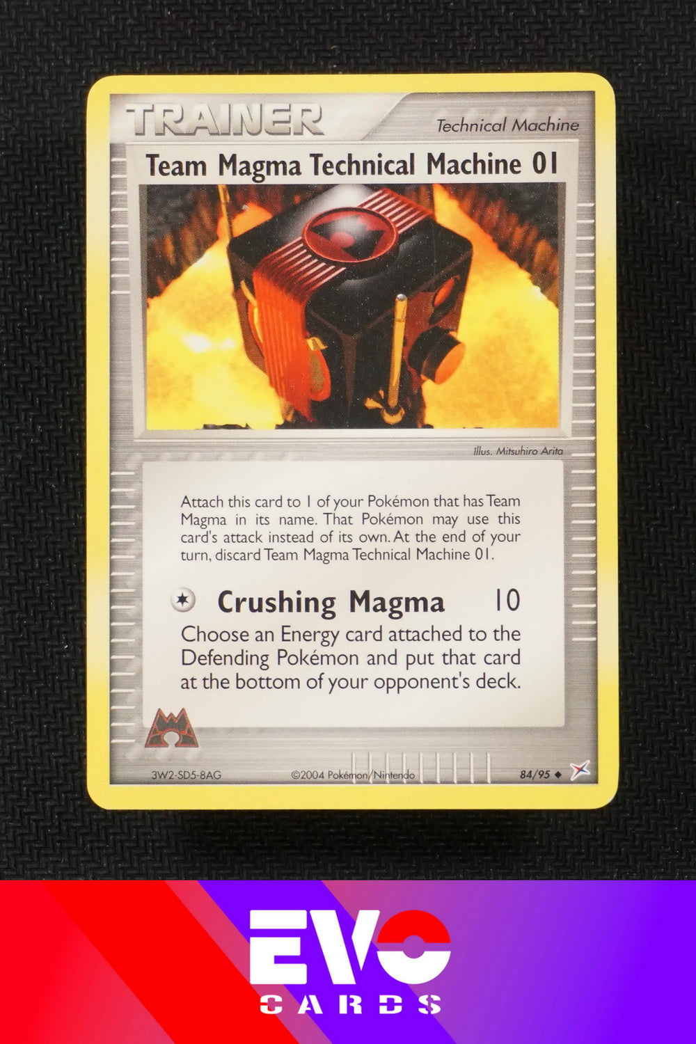 Team Magma Technical Machine 01 84/95 - ex Team Magma vs Team Aqua - Near Mint
