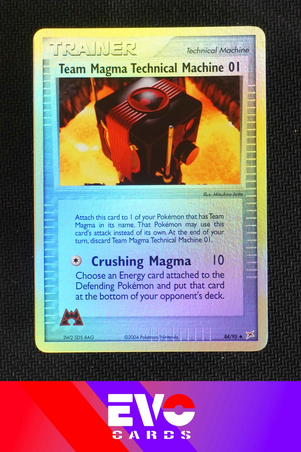 Team Magma Technical Machine 01 84/95 - ex Team Magma vs Team Aqua - Reverse Holo - Near Mint