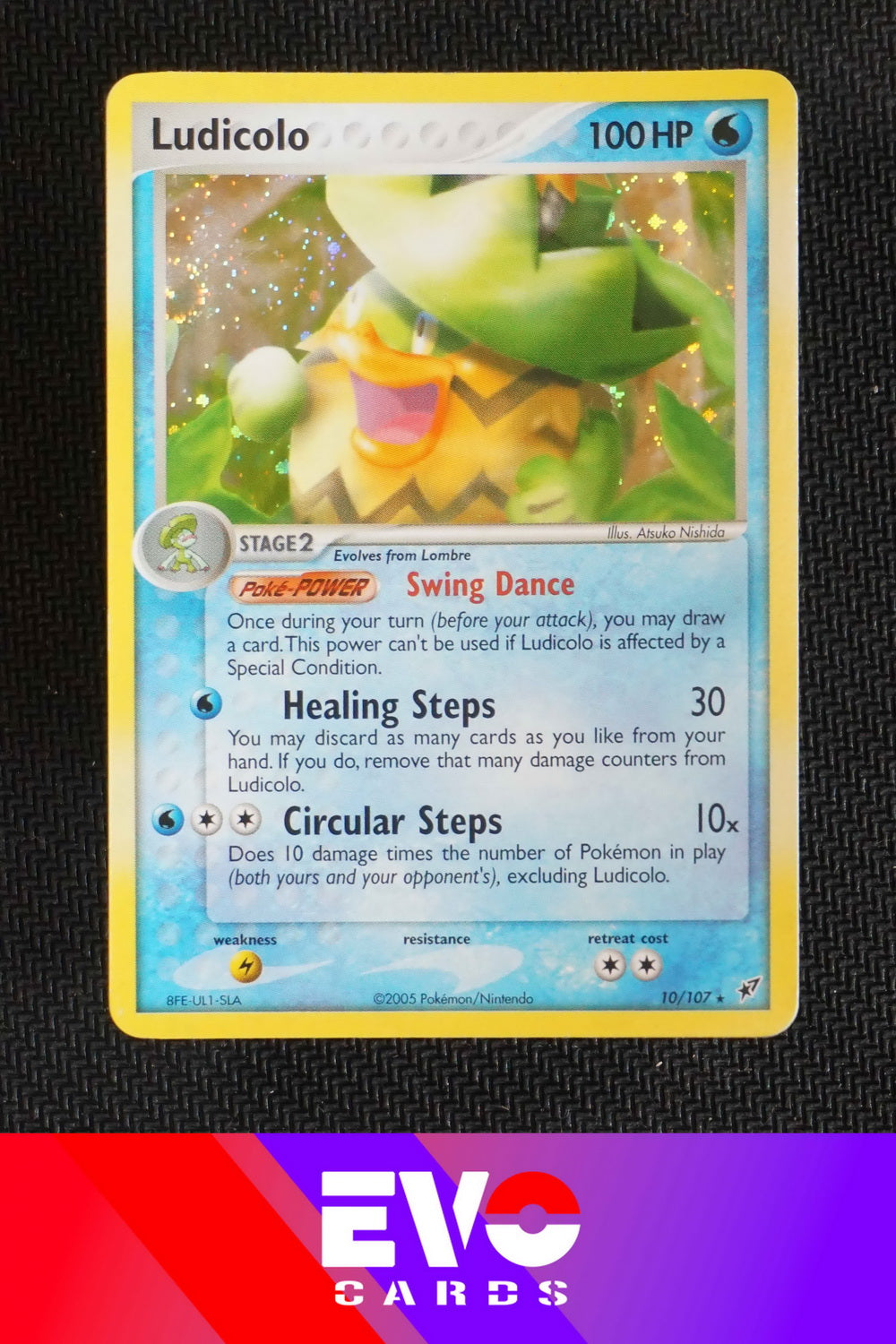 Ludicolo 10/107 ex Deoxys - Holo - Excellent