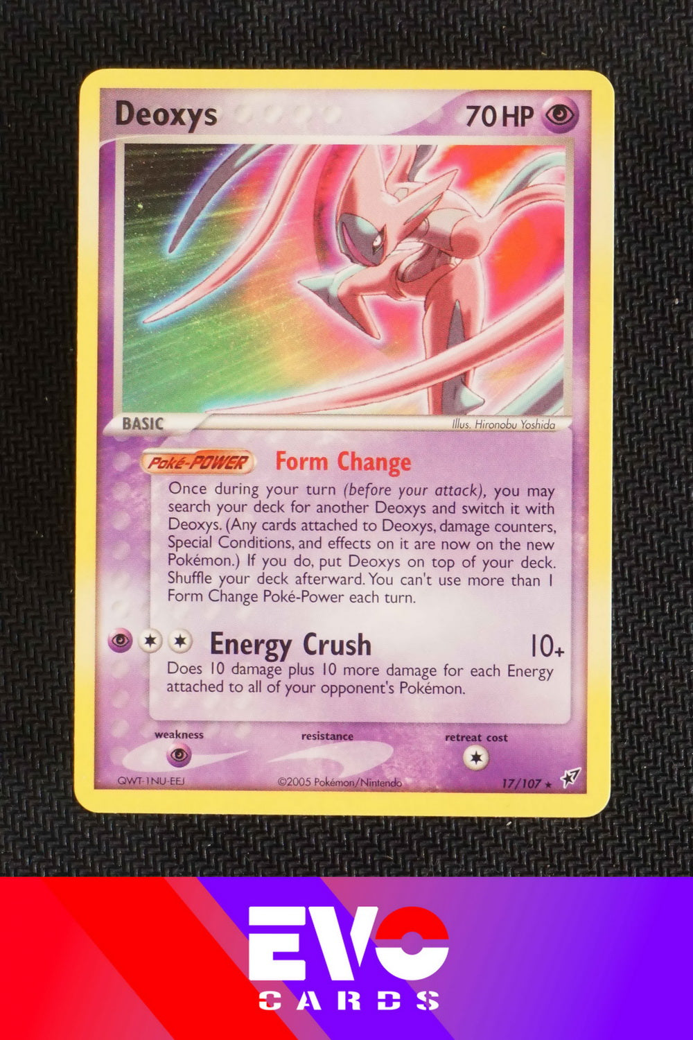 Deoxys 17/107 ex Deoxys - Near Mint