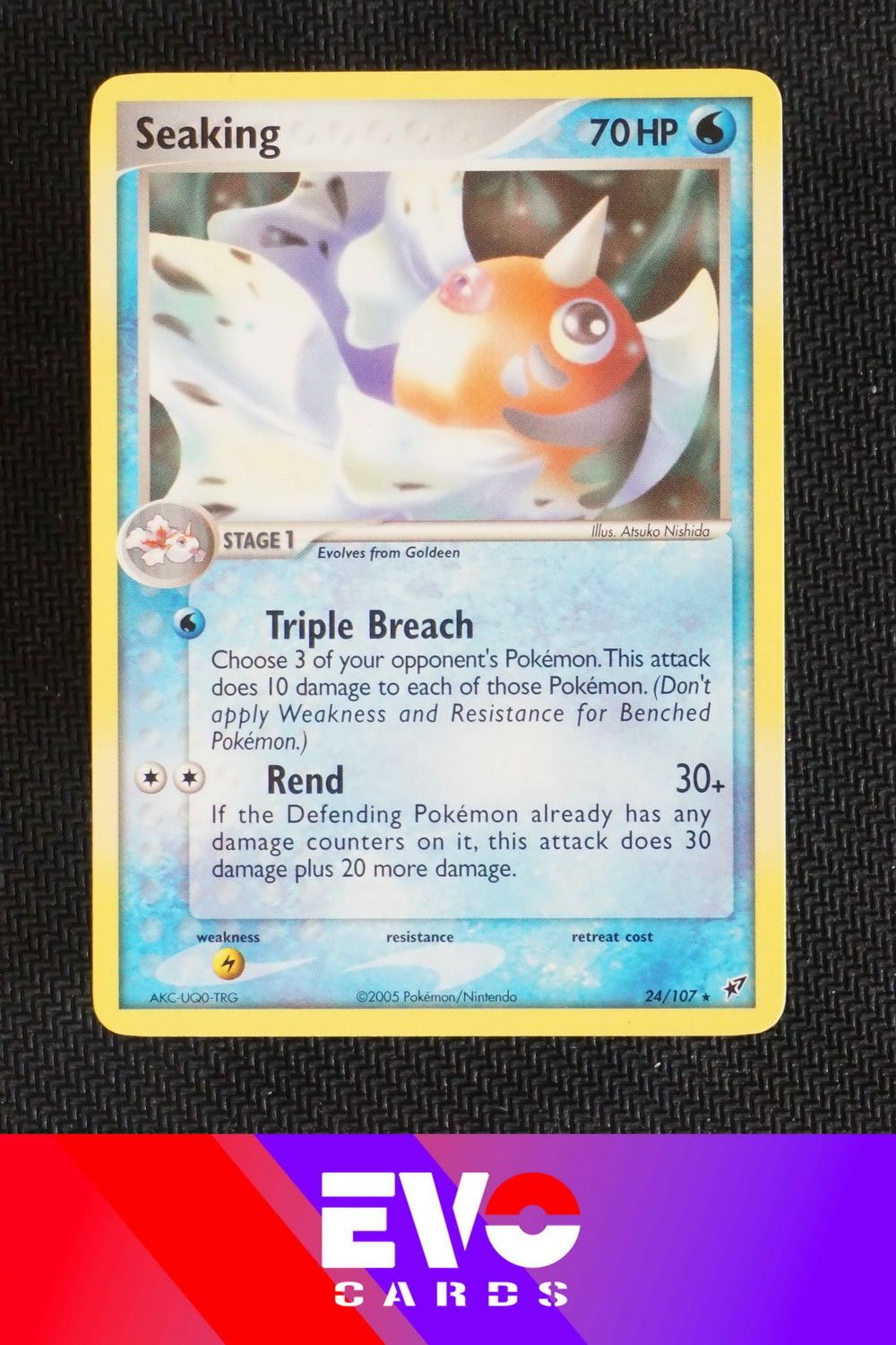 Seaking 24/107 ex Deoxys - Near Mint