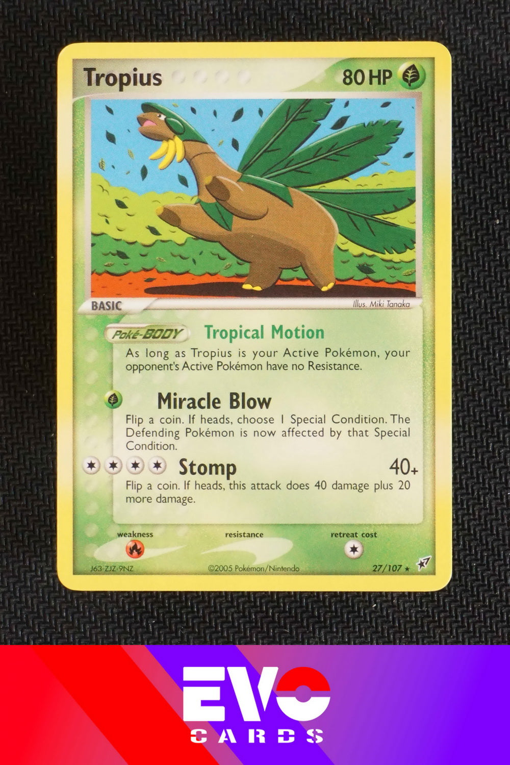 Tropius 27/107 ex Deoxys - Near Mint