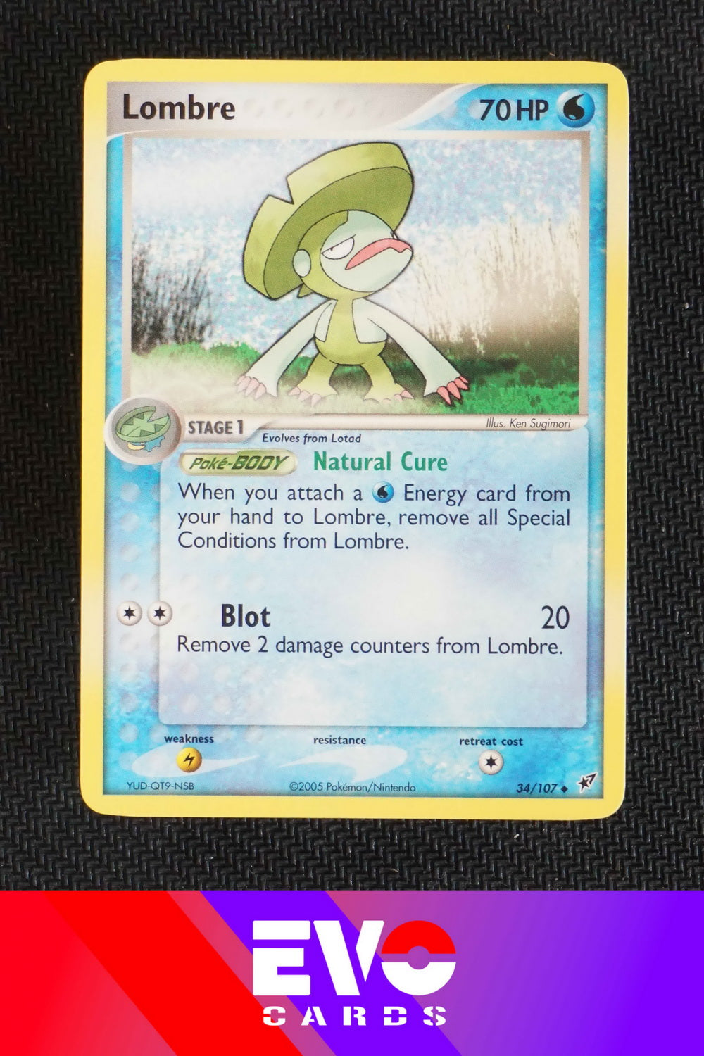 Lombre 34/107 - ex Deoxys - Near Mint