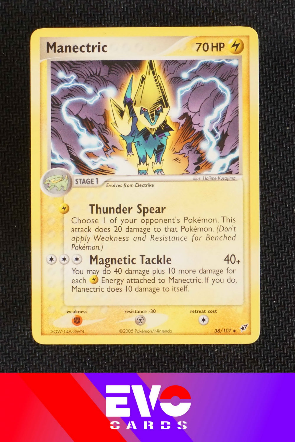 Manectric 38/107 - ex Deoxys - Near Mint