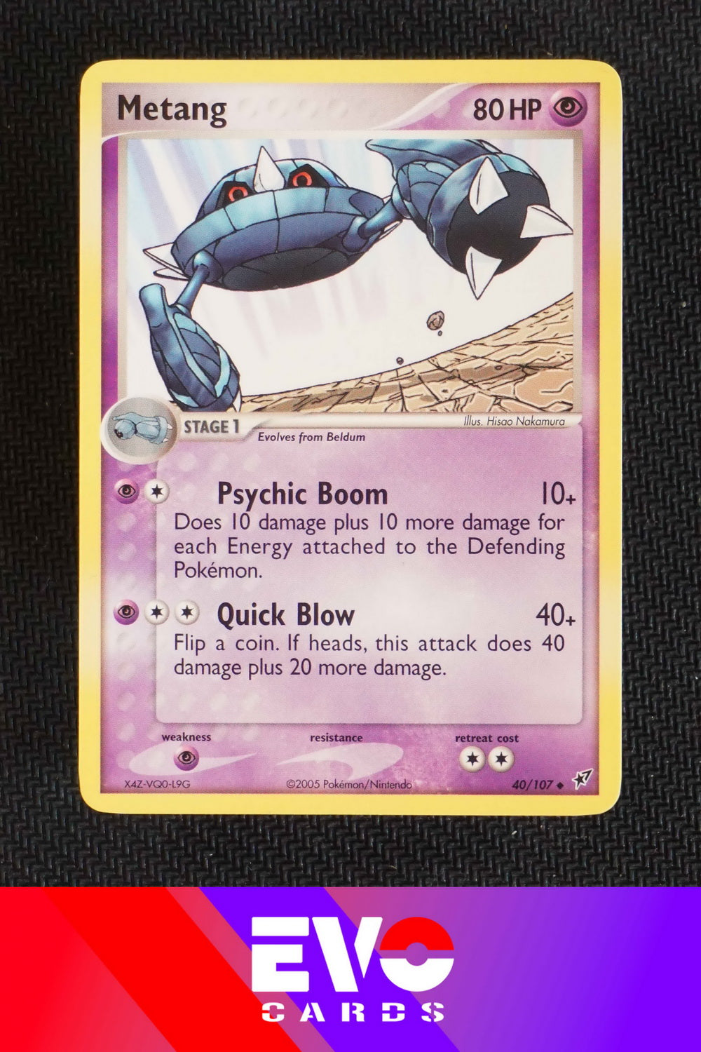 Metang 40/107 - ex Deoxys - Near Mint