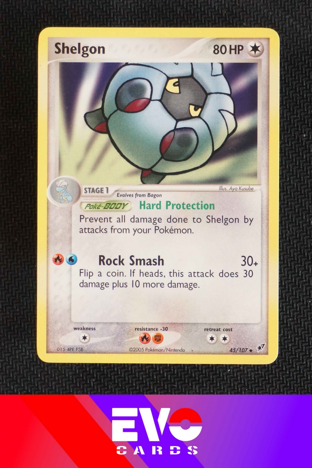 Shelgon 45/107 - ex Deoxys - Near Mint