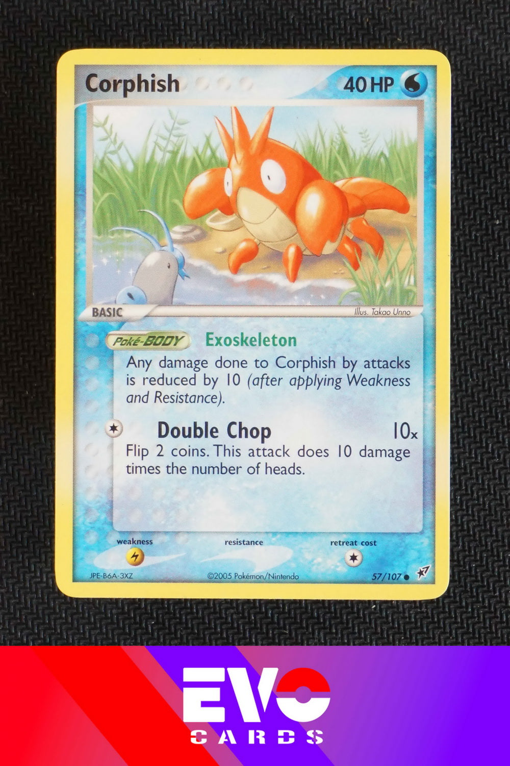 Corphish 57/107 - ex Deoxys - Near Mint