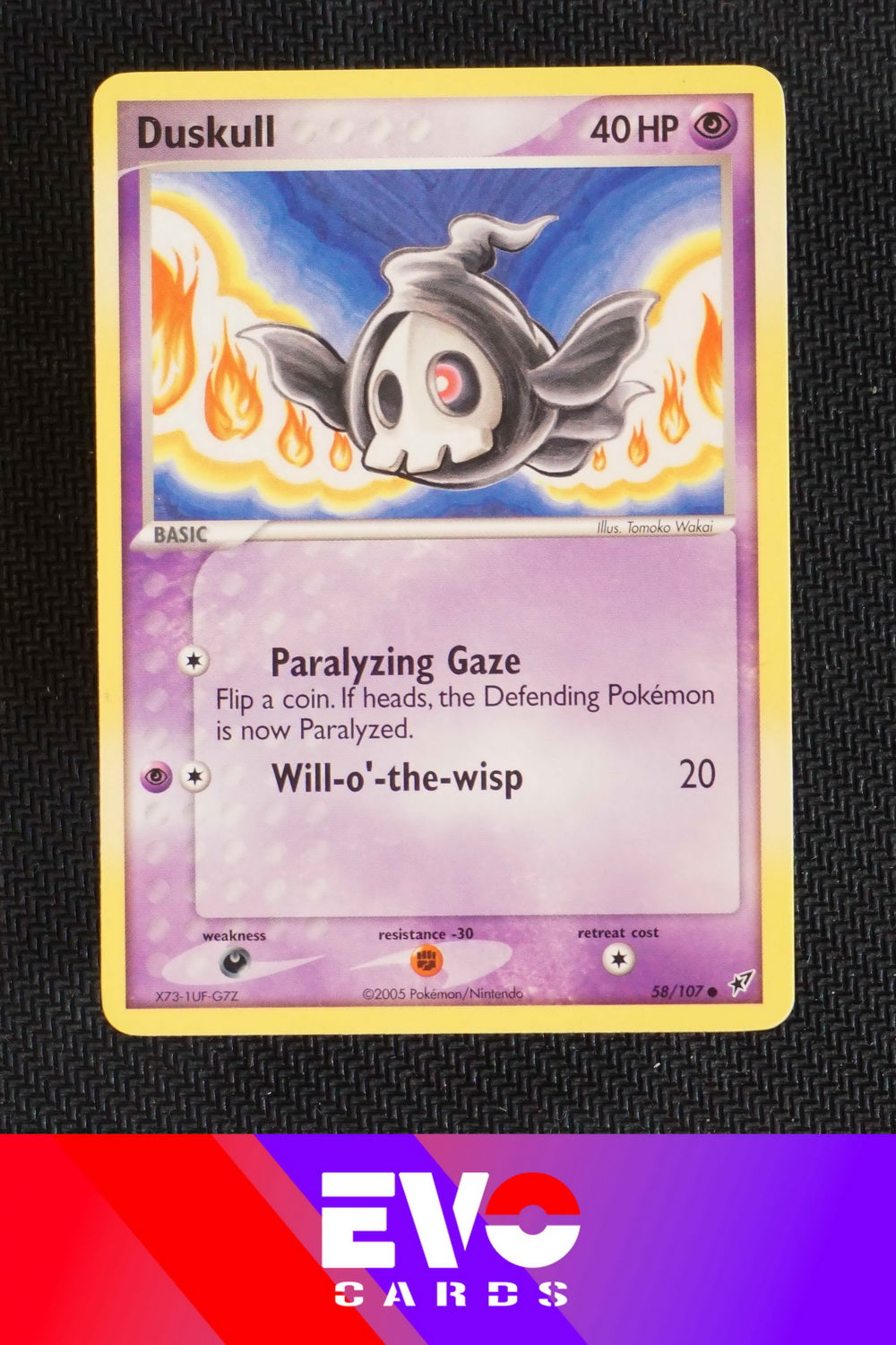 Duskull 58/107 - ex Deoxys - Near Mint