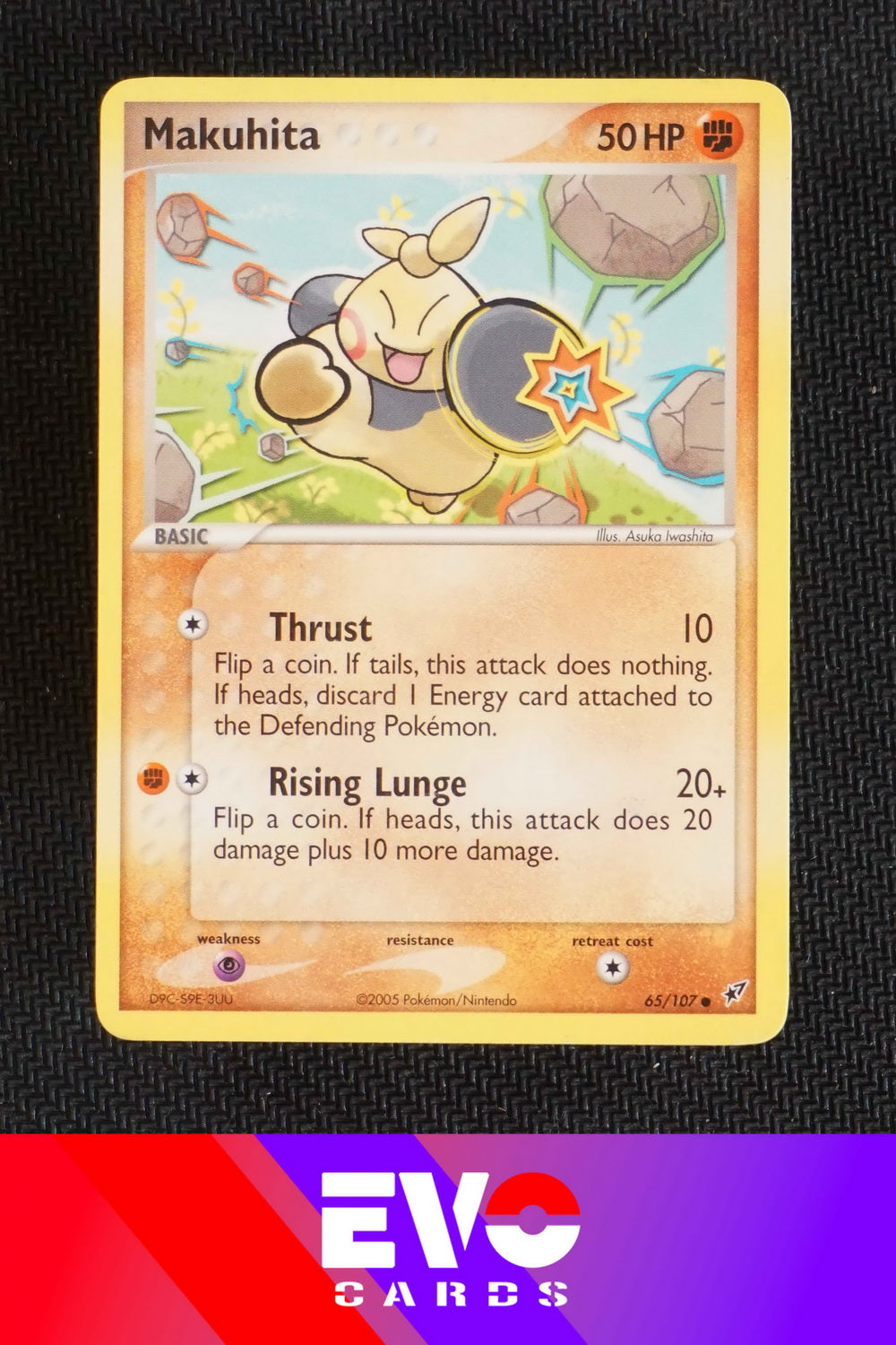 Makuhita 65/107 - ex Deoxys - Near Mint