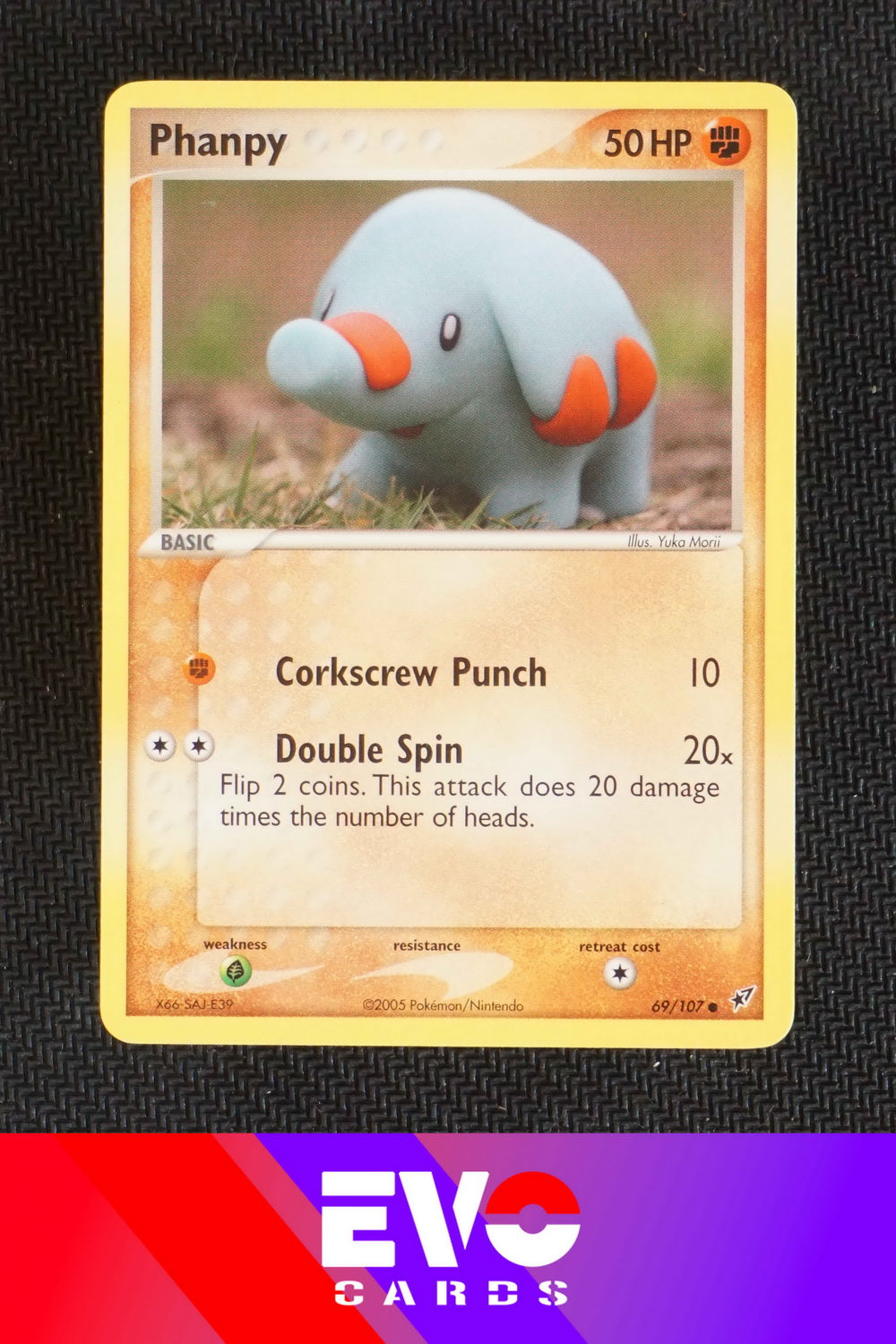 Phanpy 69/107 - ex Deoxys - Near Mint