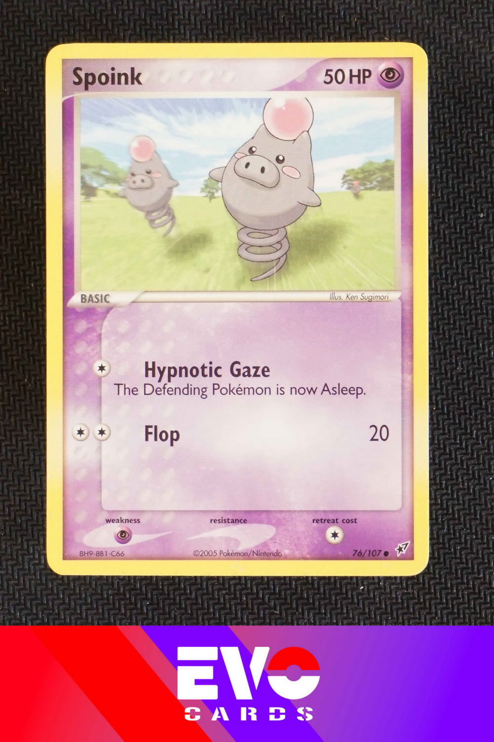 Spoink 76/107 - ex Deoxys - Near Mint
