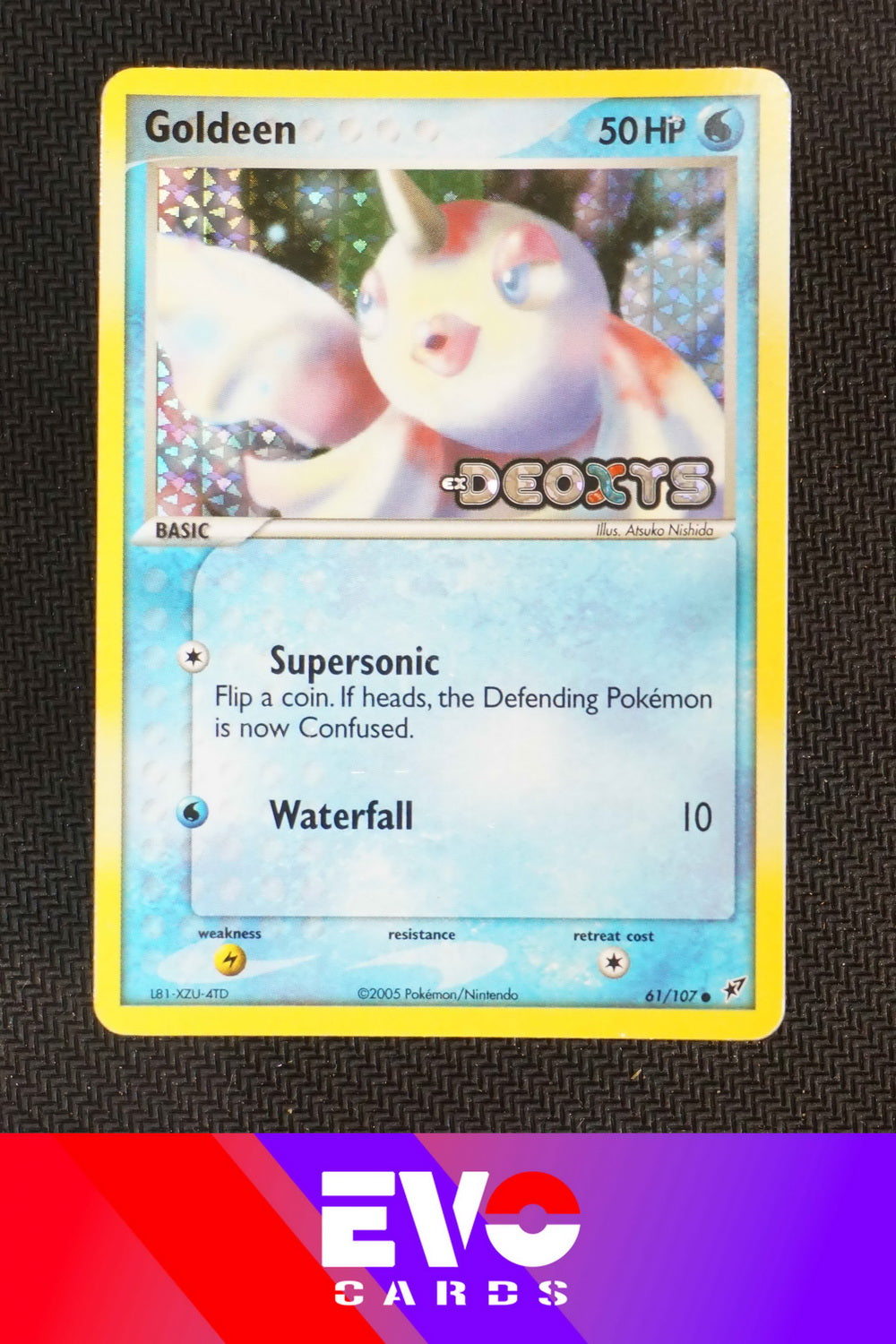 Goldeen 61/107 - ex Deoxys - Reverse Holo - Excellent