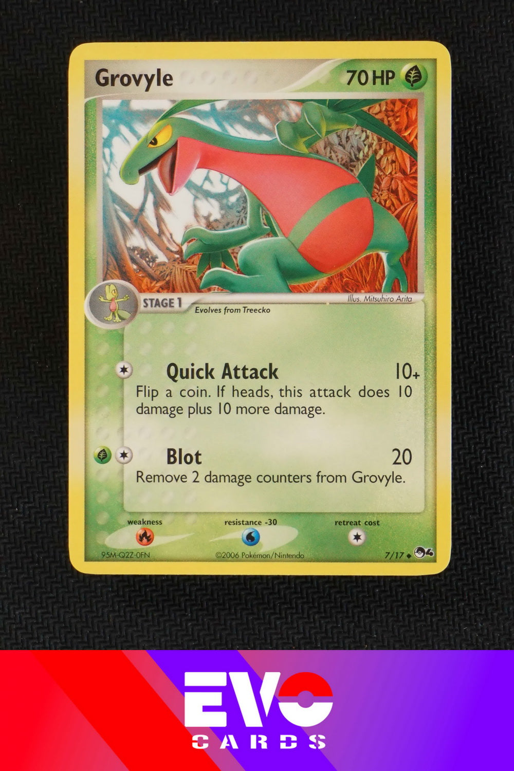Grovyle 7/17 - Pop Series 4 - Near Mint