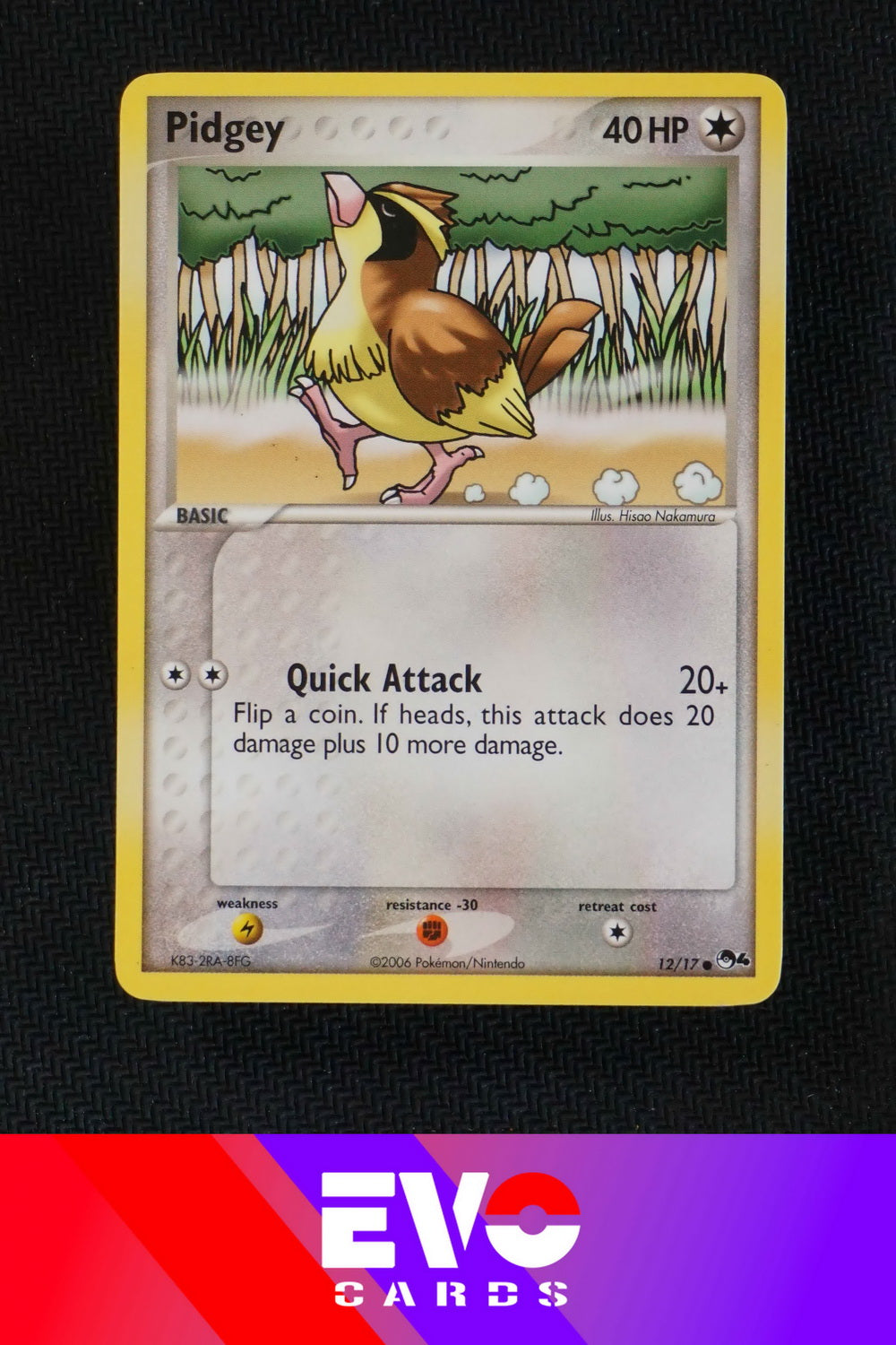 Pidgey 12/17 - Pop Series 4 - Near Mint