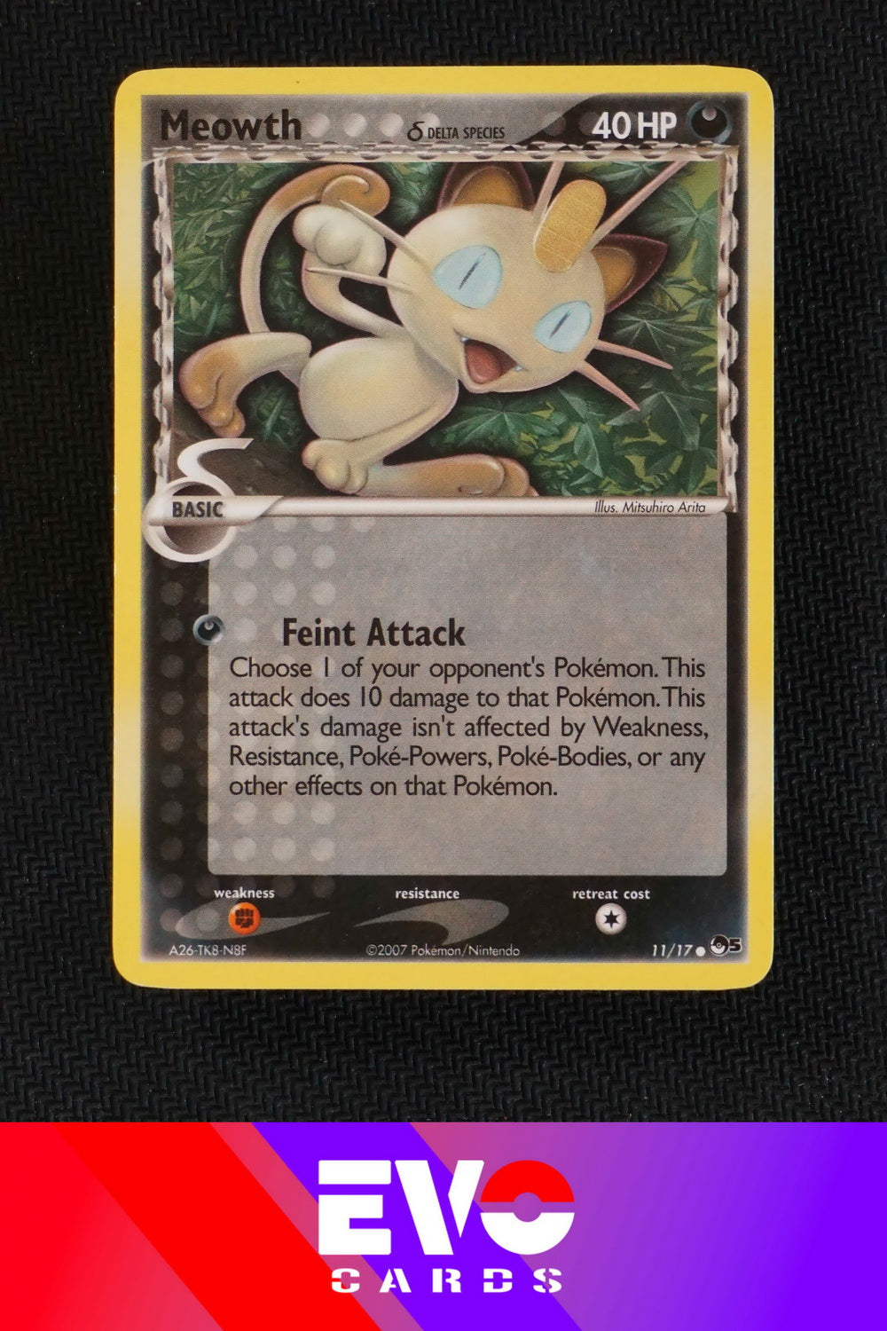 Meowth 11/17 - Pop Series 5 - Excellent
