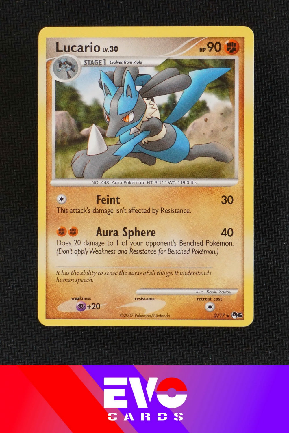 Lucario 2/17 Pop Series 6 - Near Mint