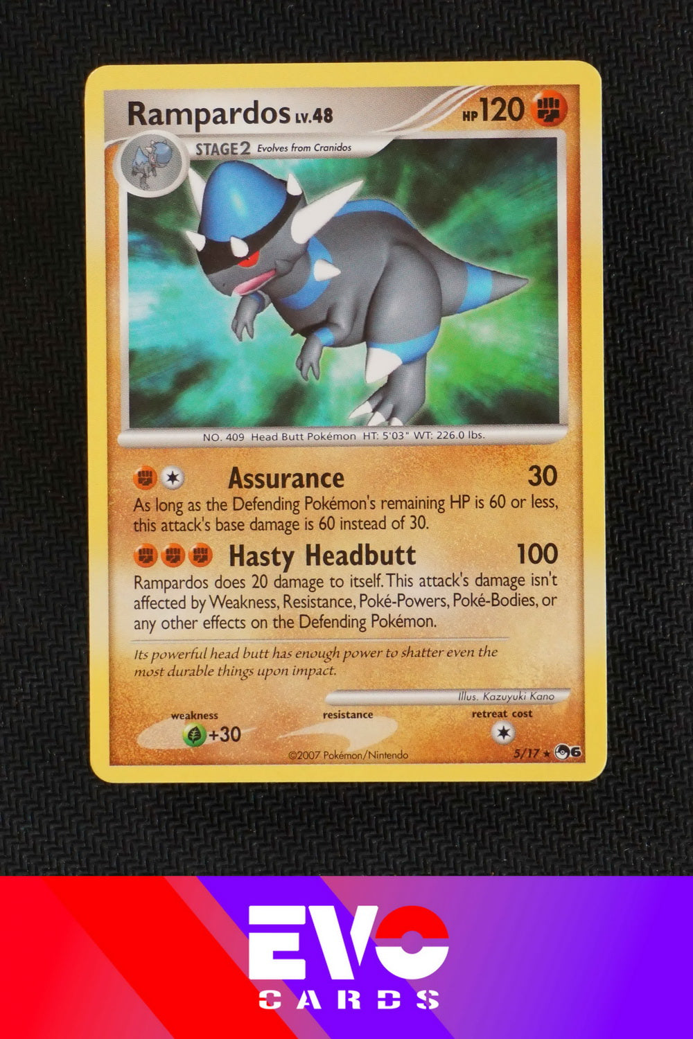 Rampardos 5/17 Pop Series 6 - Near Mint