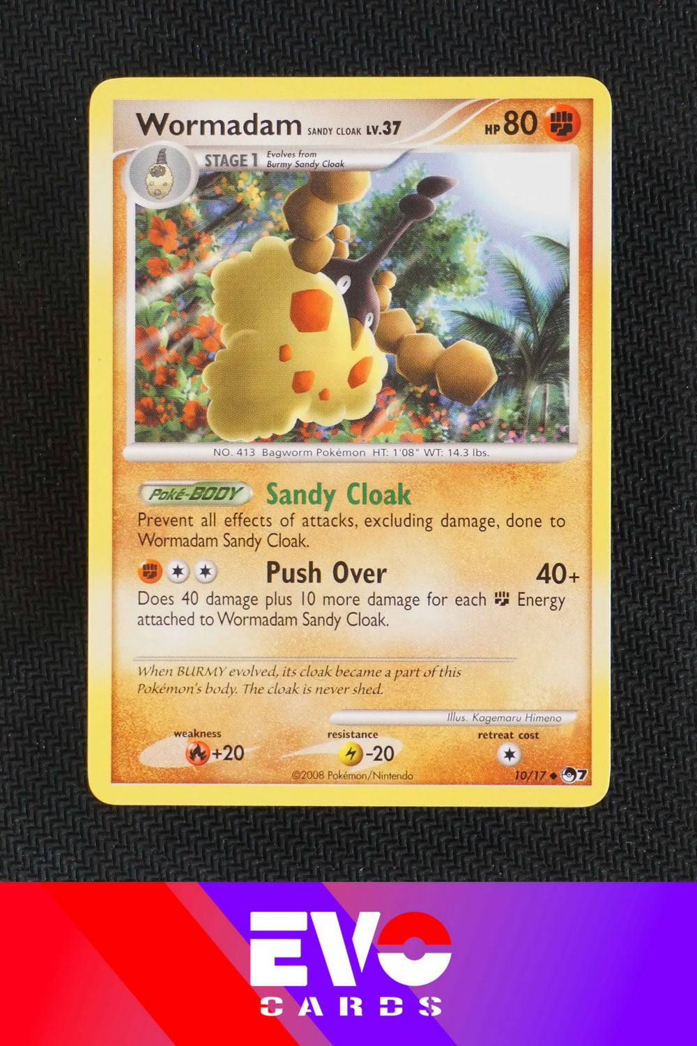 Wormadam 10/17 - Pop Series 7 - Near Mint