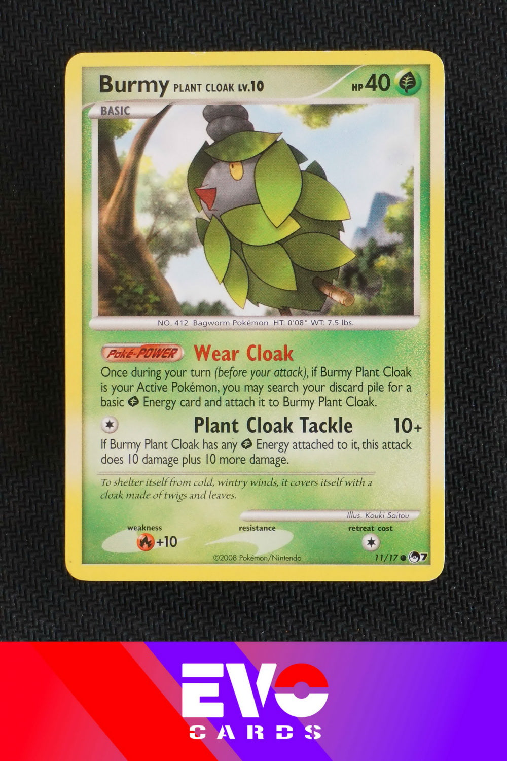 Burmy 11/17 - Pop Series 7 - Excellent