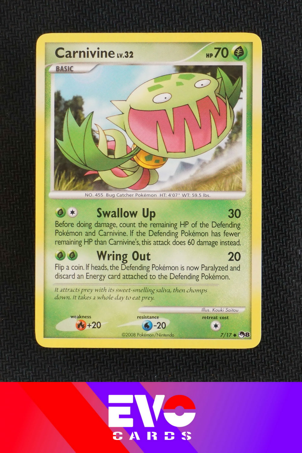 Carnivine 7/17 - Pop Series 8 - Near Mint Carnivine 7/17 - Pop Series 8 - Near Mint