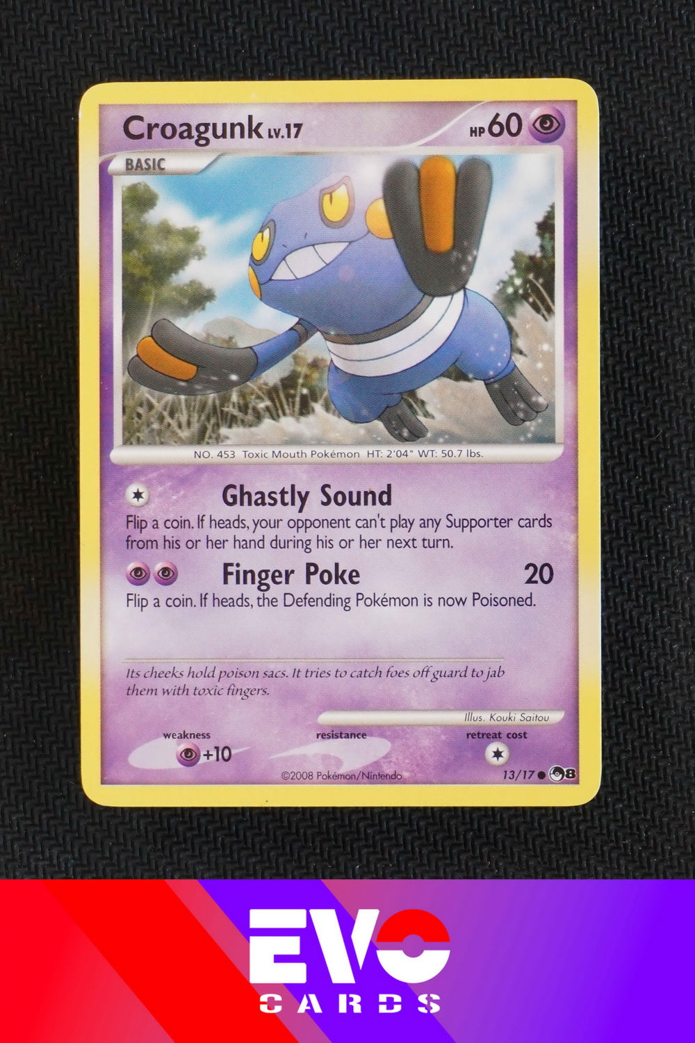 Croagunk 13/17 - Pop Series 8 - Near Mint