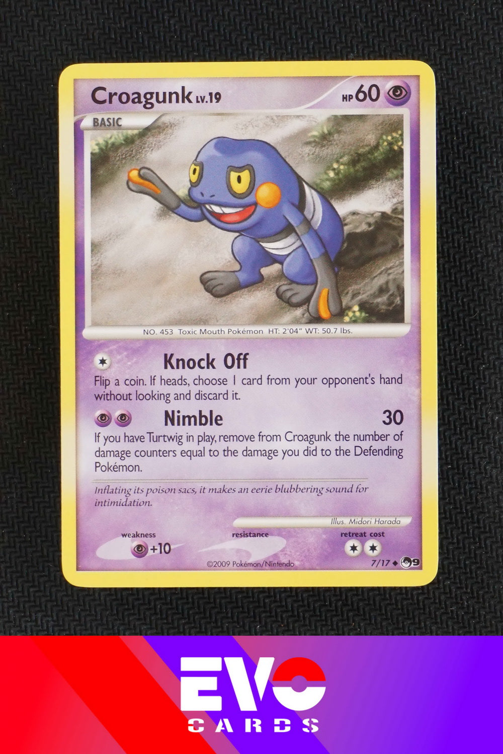 Croagunk 7/17 - Pop Series 9 - Near Mint