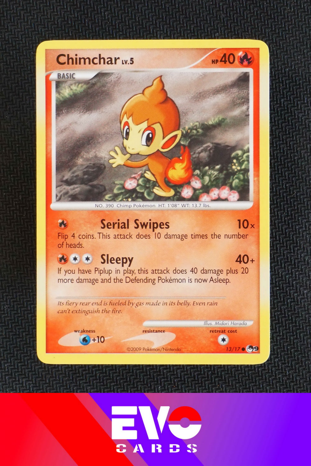 Chimchar 13/17 - Pop Series 9 - Excellent Chimchar 13/17 - Pop Series 9 - Excellent