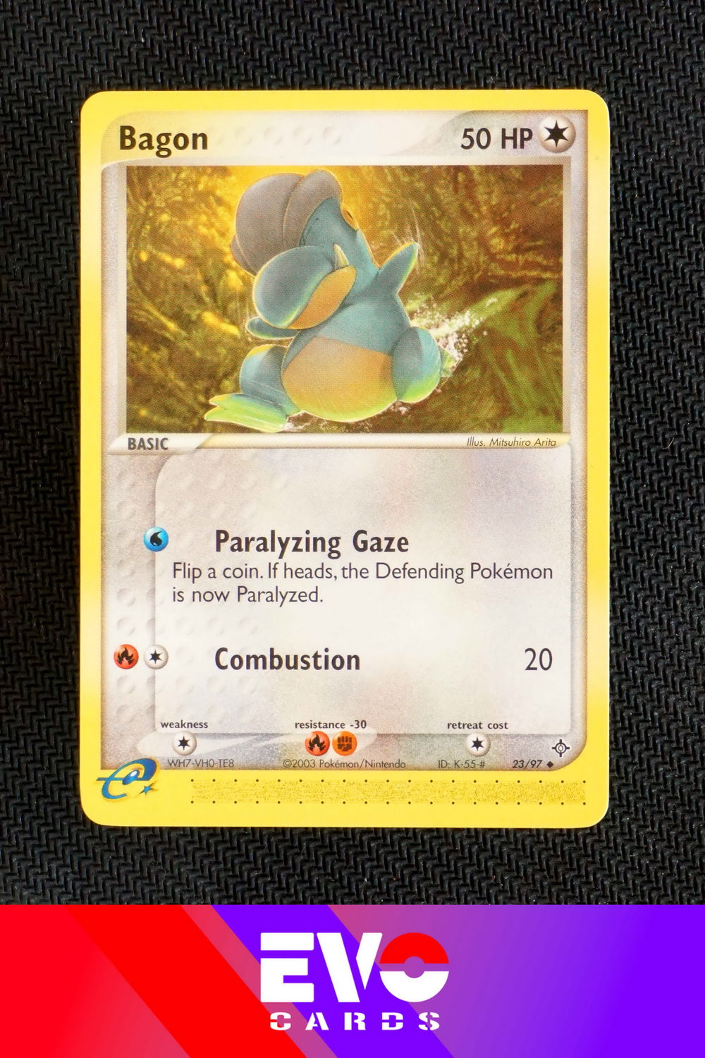 pokemon bagon card Bagon 23/97 - ex Dragon