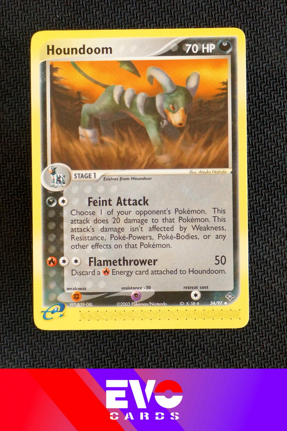 Houndoom 34/97 - ex Dragon - Near Mint