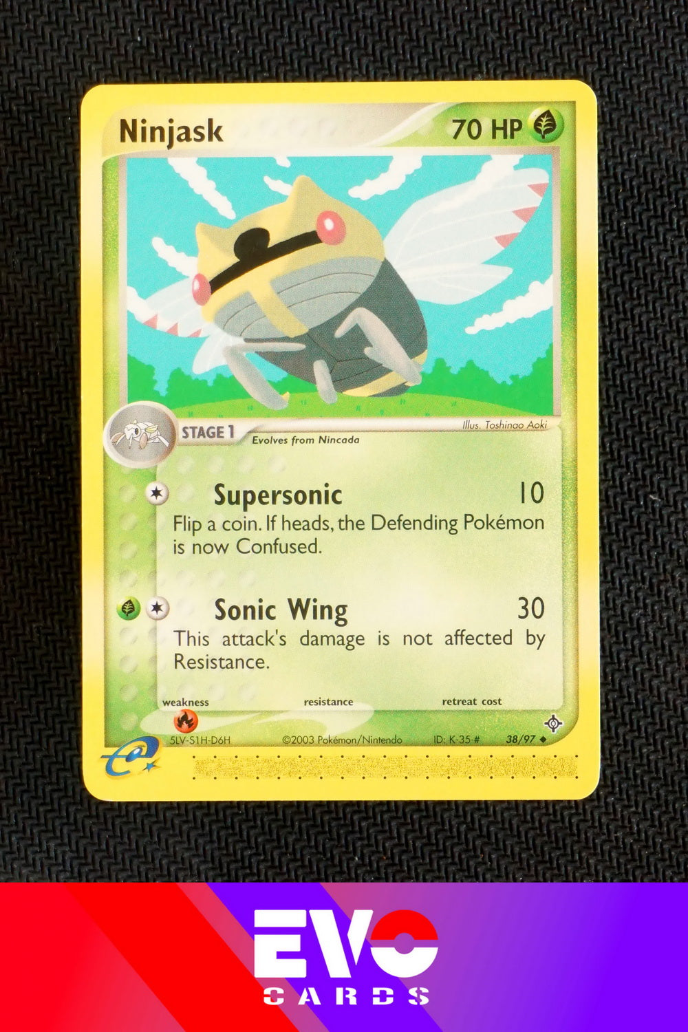 Ninjask 38/97 - ex Dragon - Near Mint