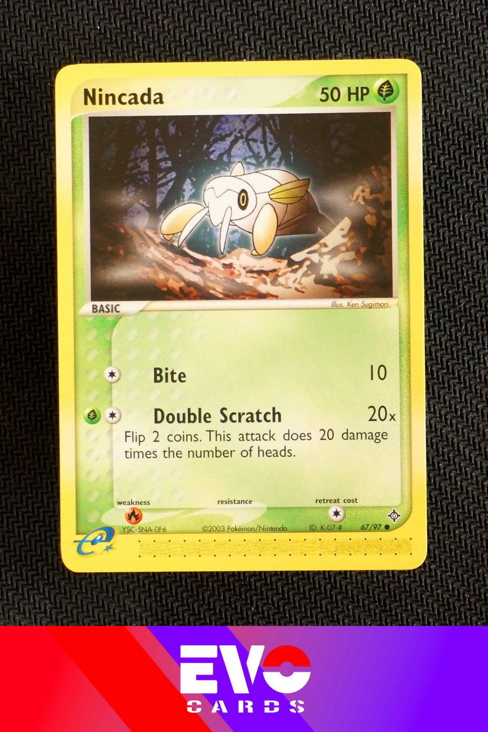 nincada pokemon card | PlatinumSupreme Victors Nincada 67/97 VLP / NM