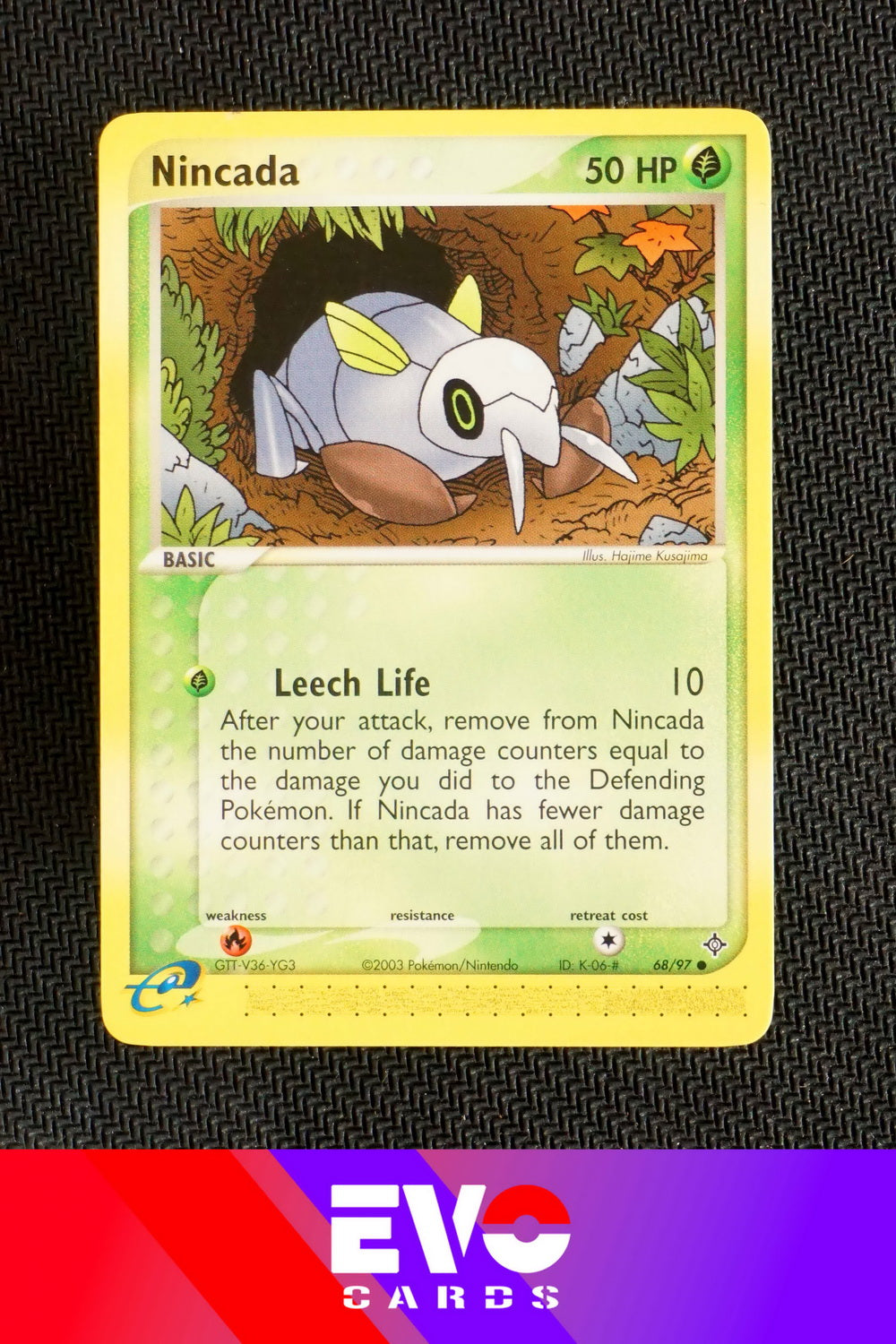 nincada pokemon card Nincada 68/97 - ex Dragon