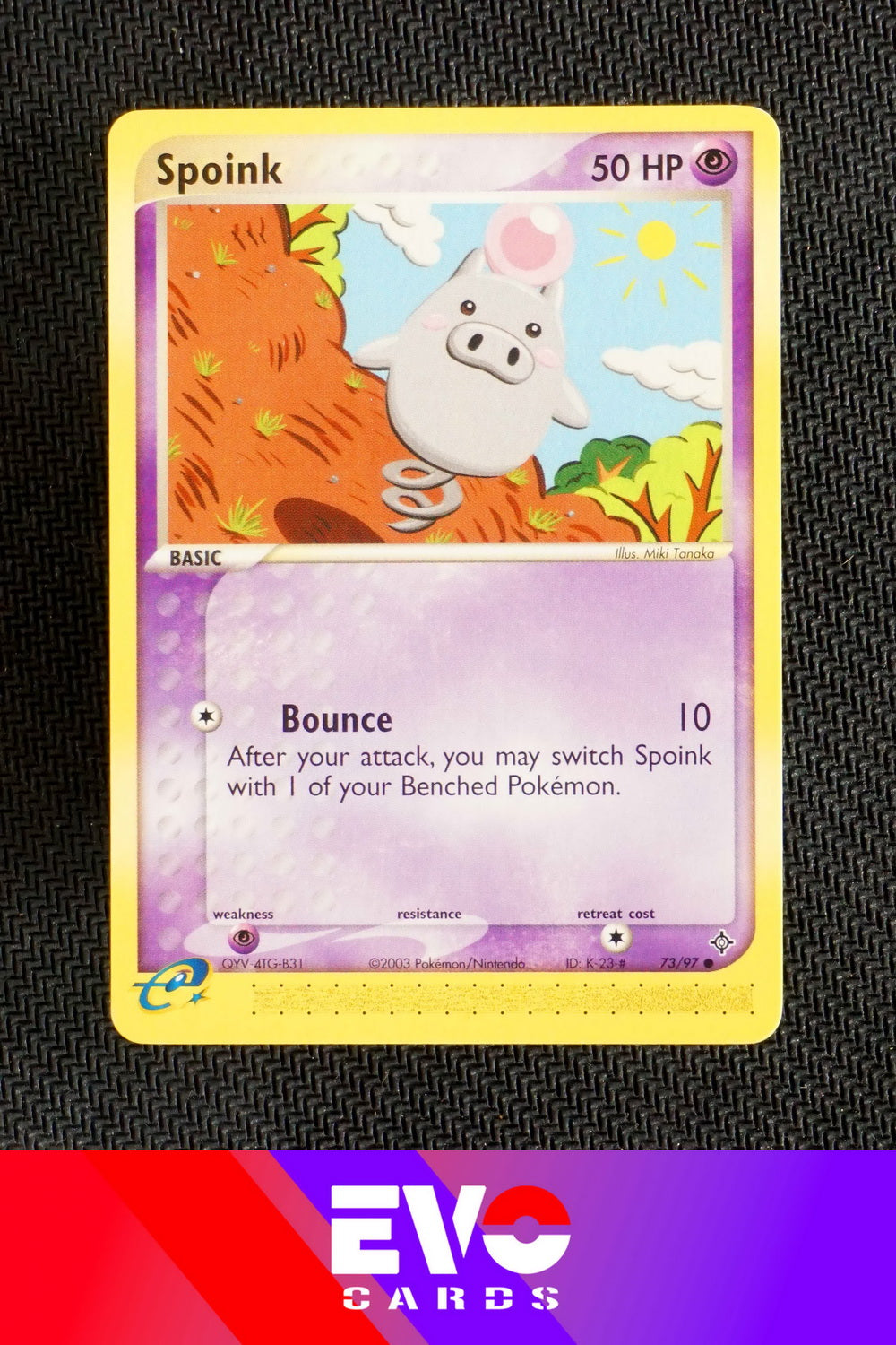 Spoink 73/97 - ex Dragon - Excellent