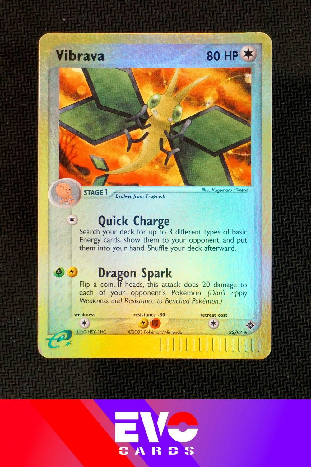 Vibrava 22/97 - ex Dragon - Reverse holo - Excellent