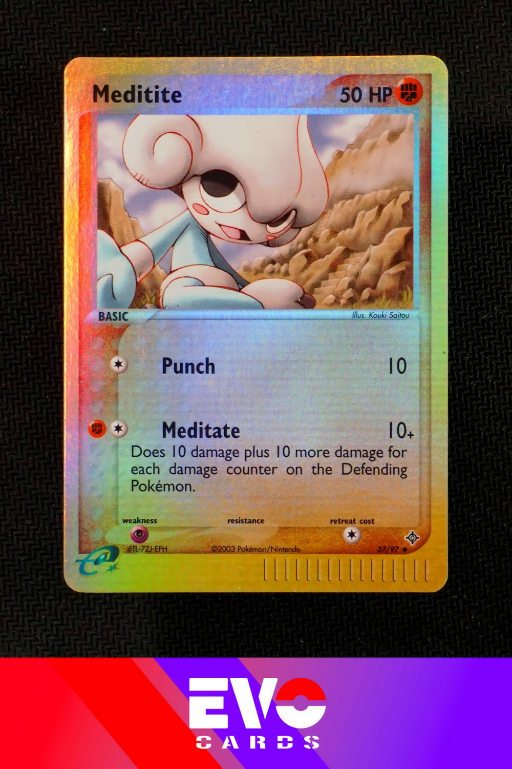 Meditite 37/97 - ex Dragon - Reverse holo - Excellent