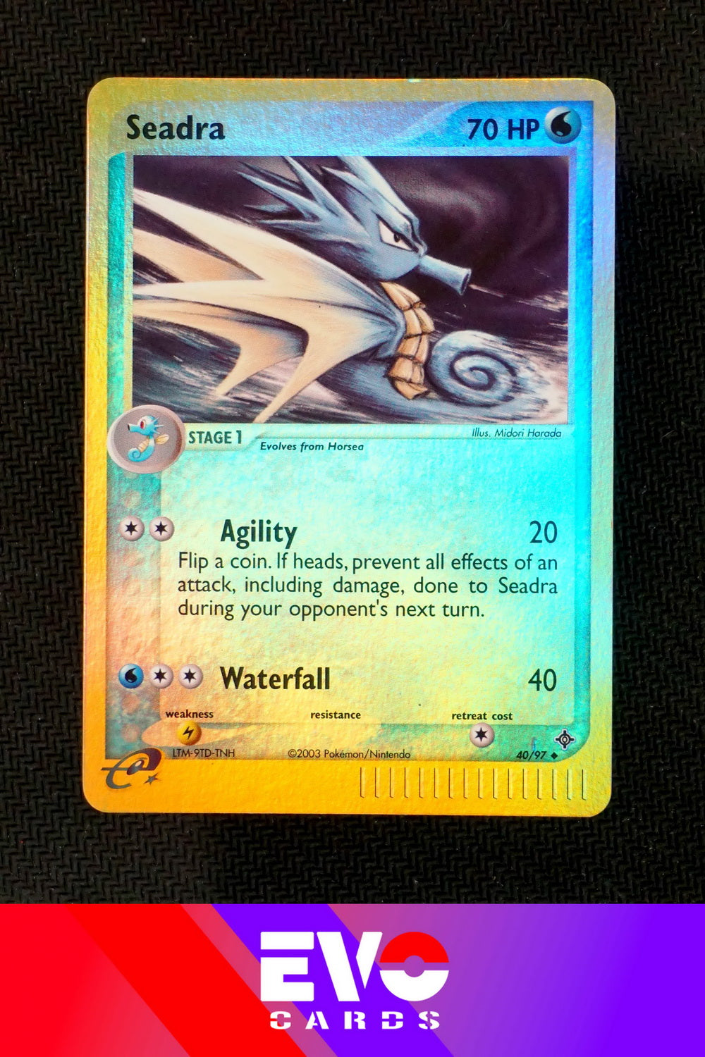 Seadra 40/97 - ex Dragon - Reverse holo - Excellent