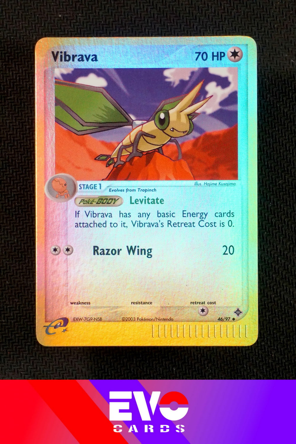 Vibrava 46/97 - ex Dragon - Reverse holo - Excellent