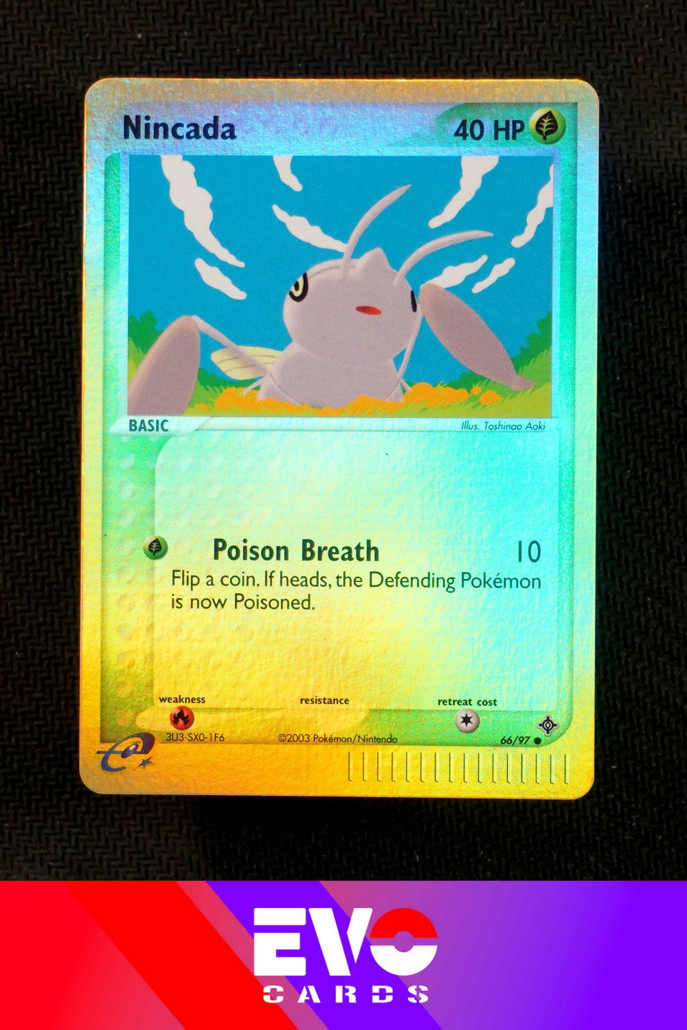 Nincada 66/97 - ex Dragon - Reverse Holo
