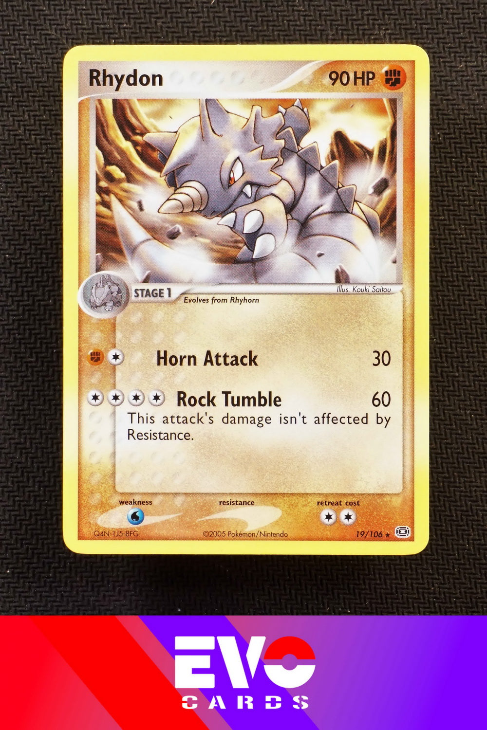 Rhydon 19/106 - ex Emerald - Near Mint Rhydon 19/106 - ex Emerald - Near Mint