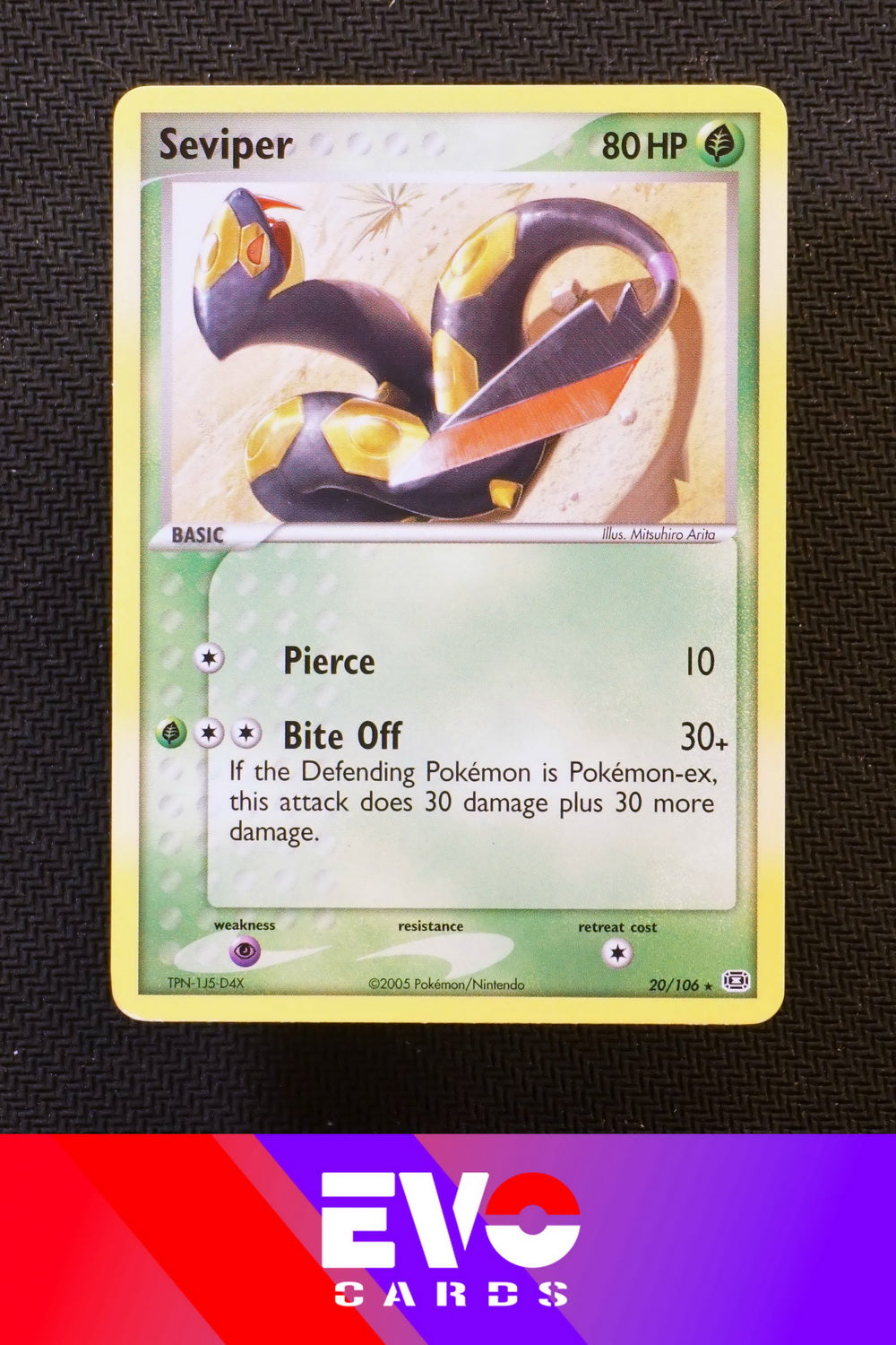Seviper 20/106 - ex Emerald - Near Mint Seviper 20/106 - ex Emerald - Near Mint
