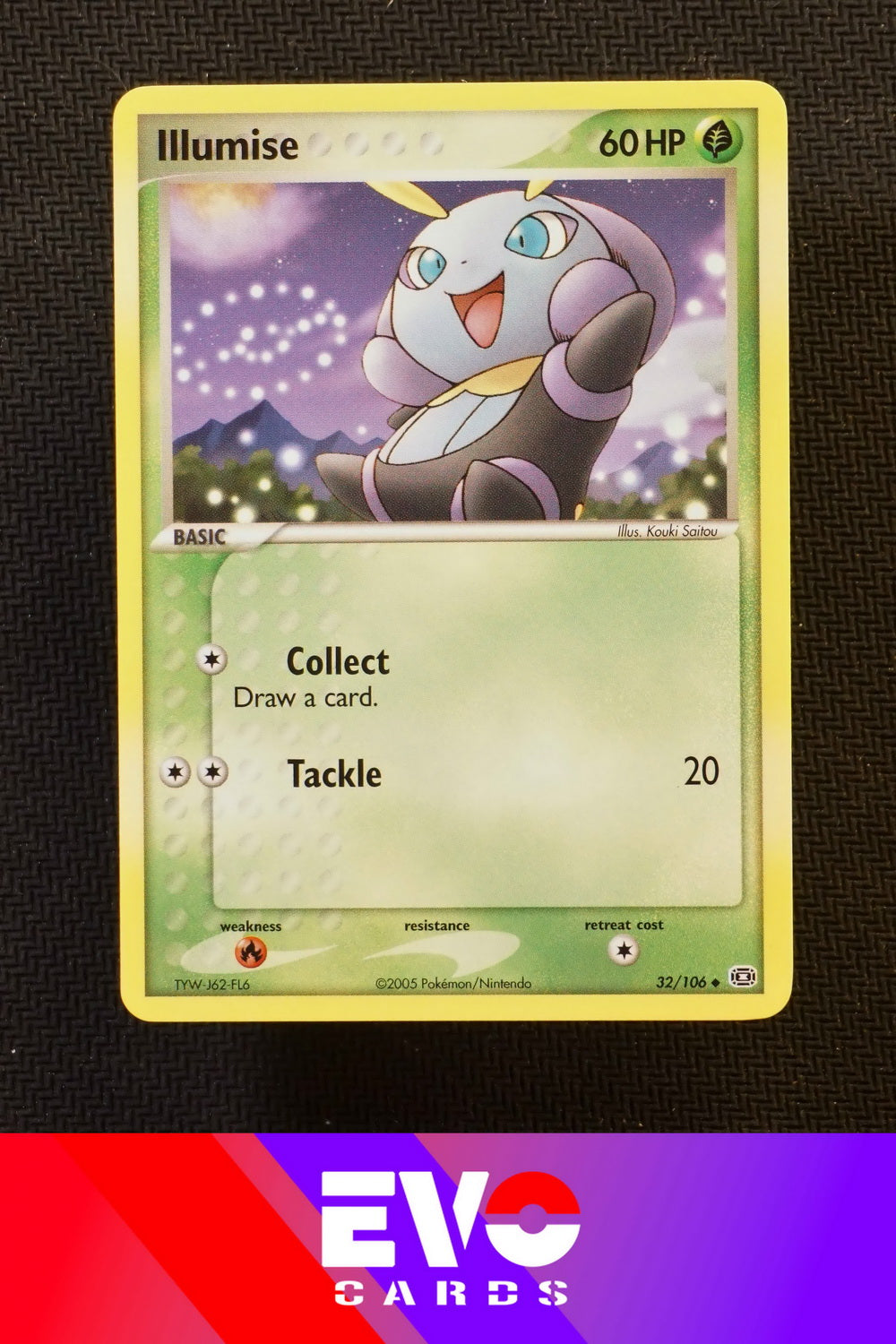 illumise pokemon card Illumise 32/106 - ex Emerald