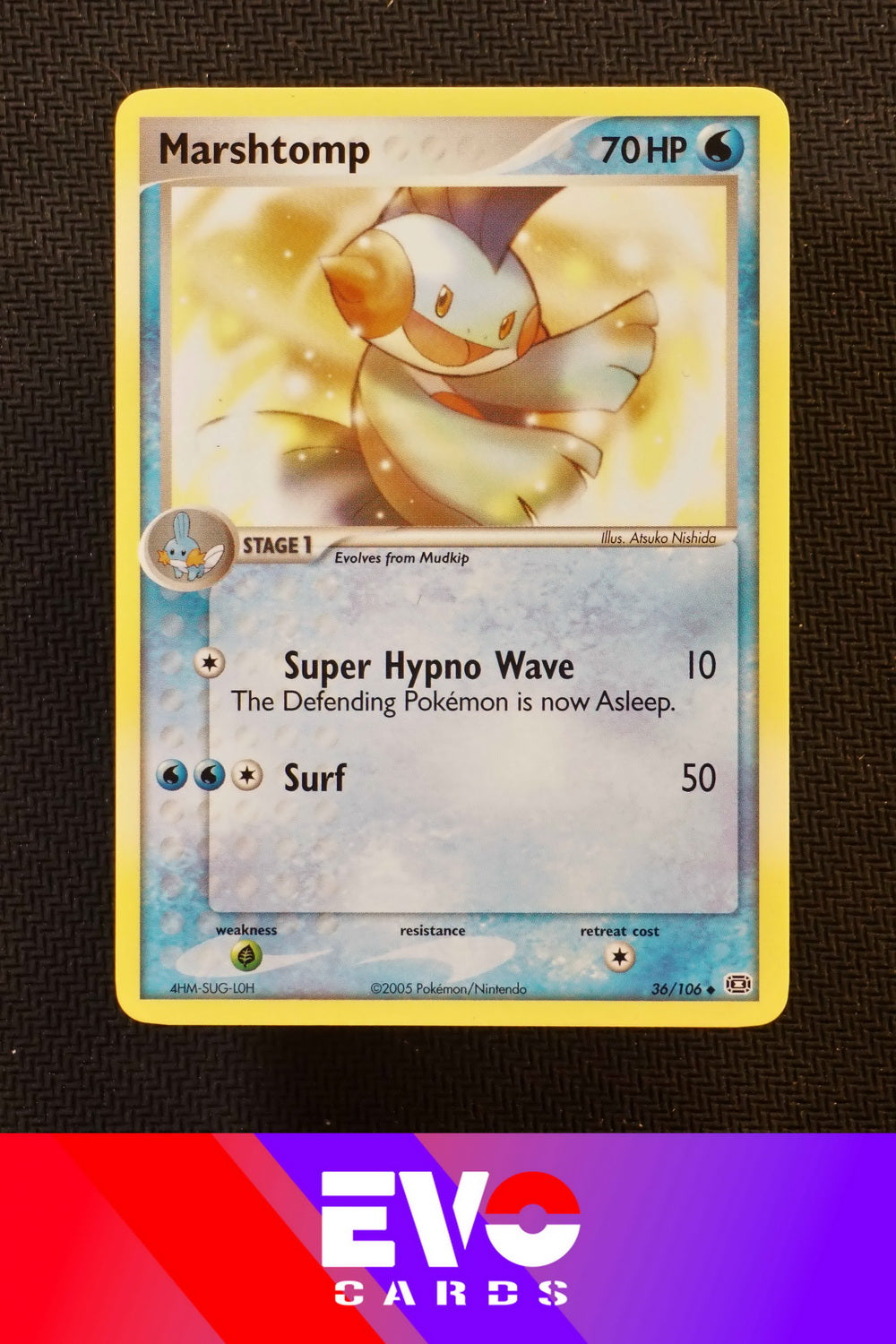 Marshtomp 36/106 - ex Emerald - Near Mint