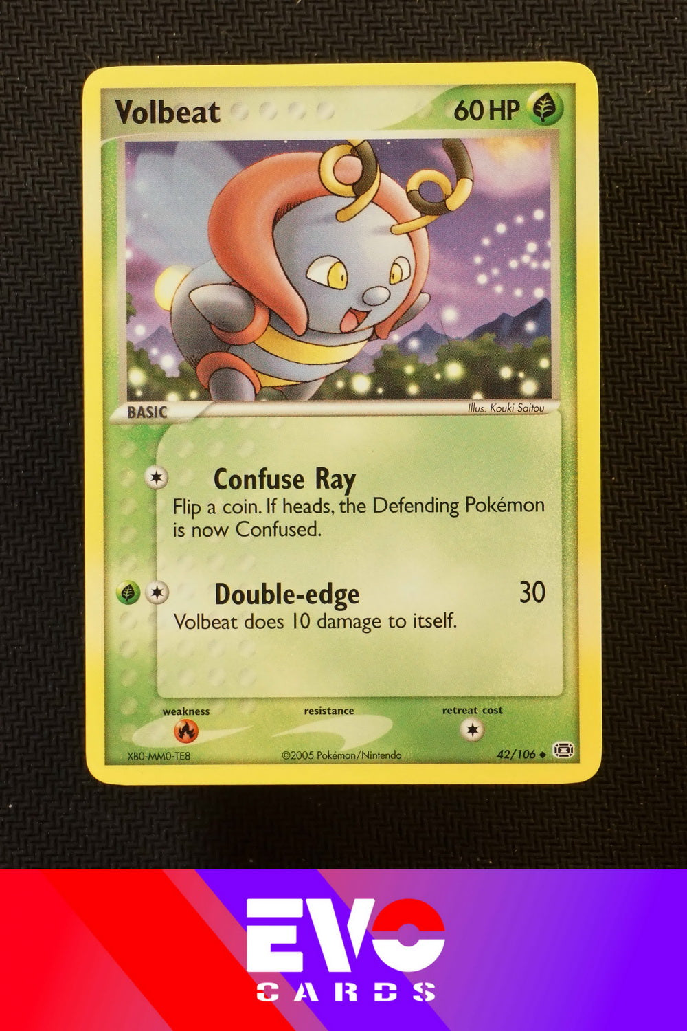 volbeat pokemon card Volbeat 42/106 - ex Emerald