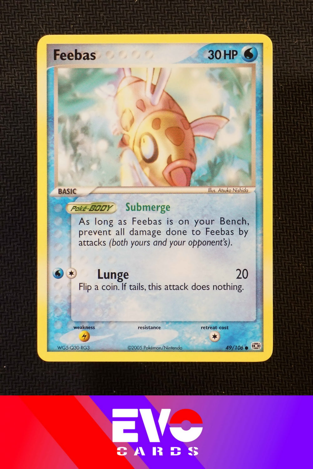 Feebas 49/106 - ex Emerald - Near Mint